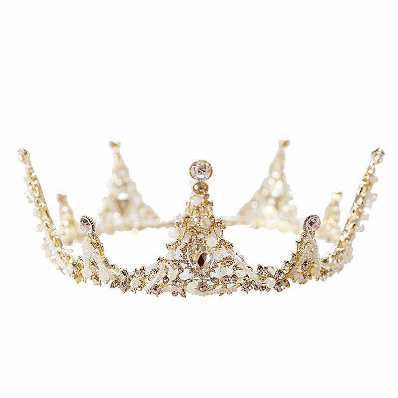 Hair Clips & Barrettes Light Gold Bride Princess Crystal Beaded Crown Stunning Ornaments Wedding Accessories Birthday Party Jewelry Pierced, Golden;silver
Hair Clips & Barrettes Light Gold Bride Princess Crystal Beaded Crown Stunning Ornaments Wedding Accessories Birthday Party Jewelry Pierced, Golden;silver