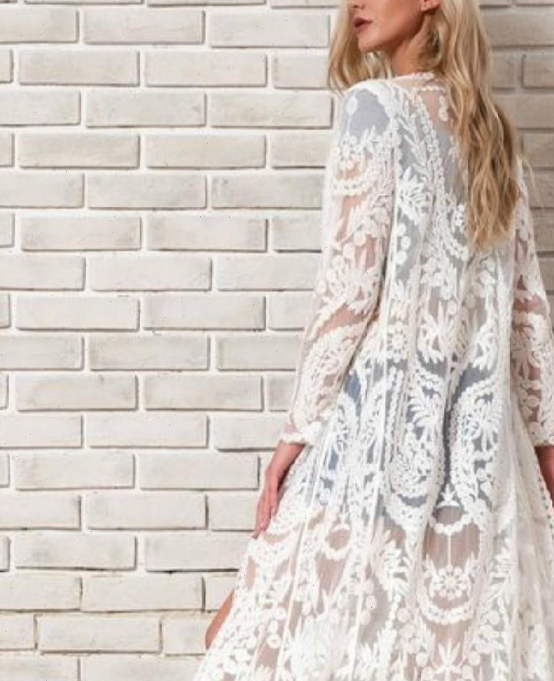 white lace long blouse shirt women beach cover up swimwear sarong floral embroidery kimono cardigan summer blusa
white lace long blouse shirt women beach cover up swimwear sarong floral embroidery kimono cardigan summer blusa