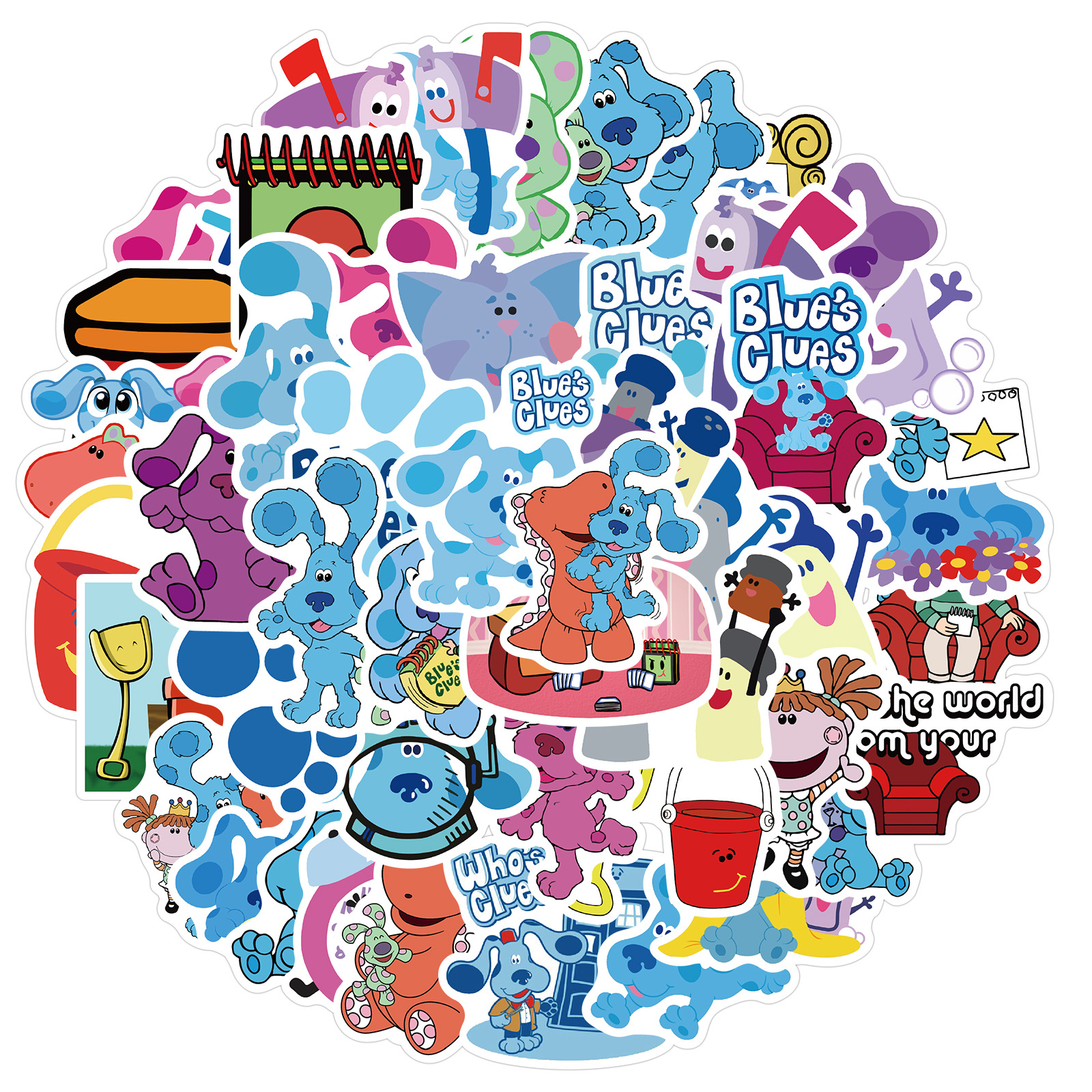 50 PCS Mixed Children cartoons Dogs Graffiti skateboard Stickers For Car Laptop Fridge Helmet Pad Bicycle Bike Motorcycle PS4 book Guitar Pvc Decal, Multi colors
50 PCS Mixed Children cartoons Dogs Graffiti skateboard Stickers For Car Laptop Fridge Helmet Pad Bicycle Bike Motorcycle PS4 book Guitar Pvc Decal, Multi colors