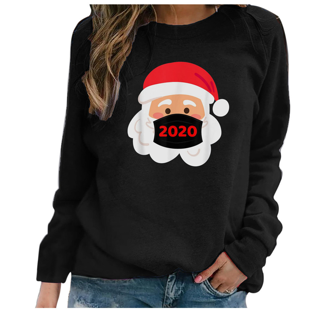 New 2021 Autumn Spring Christmas Letter Print Shirt Top Casual Long Sleeve Women' T-shirt Loose Round Neck Pullover Woman Tshirts Re0s BMEA, Black
New 2021 Autumn Spring Christmas Letter Print Shirt Top Casual Long Sleeve Women' T-shirt Loose Round Neck Pullover Woman Tshirts Re0s BMEA, Black