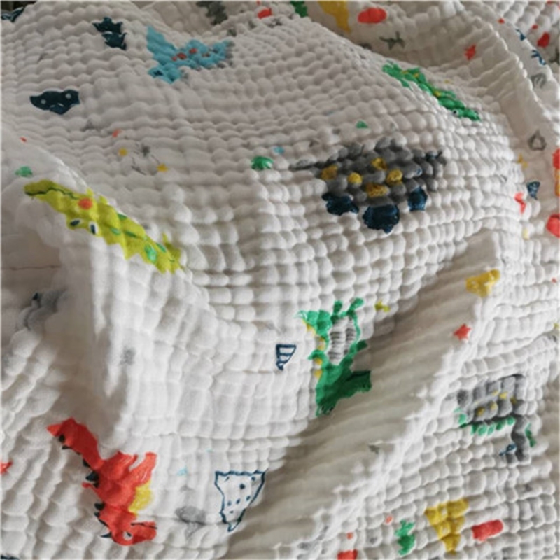 6 Layer Muslin Bambu Swaddle Wrap Blanket Winter Baby Blankets Newborn Manta Bebe Gateo Suave Muselina Diaper 210309