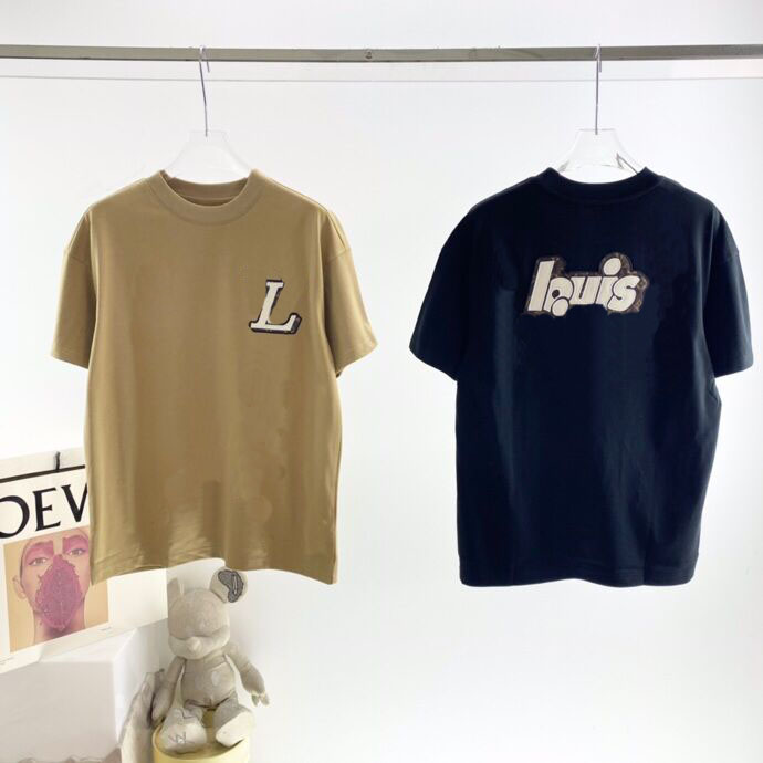 2022 Spring/Summer New Fashion T-shirt Pure Cotton Fabric OS Version Round Neck Short Sleeve Women's Men's Casual T-shirt Color: B, Black;brown
2022 Spring/Summer New Fashion T-shirt Pure Cotton Fabric OS Version Round Neck Short Sleeve Women's Men's Casual T-shirt Color: B, Black;brown