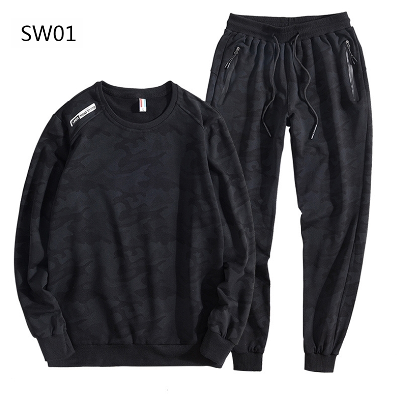 Cotton Black Tracksuit Men Sportswear Sets Spring Autumn Clothing Suit Male 2 Pieces Sweatshirt + Sweatpants 211109
Cotton Black Tracksuit Men Sportswear Sets Spring Autumn Clothing Suit Male 2 Pieces Sweatshirt + Sweatpants 211109