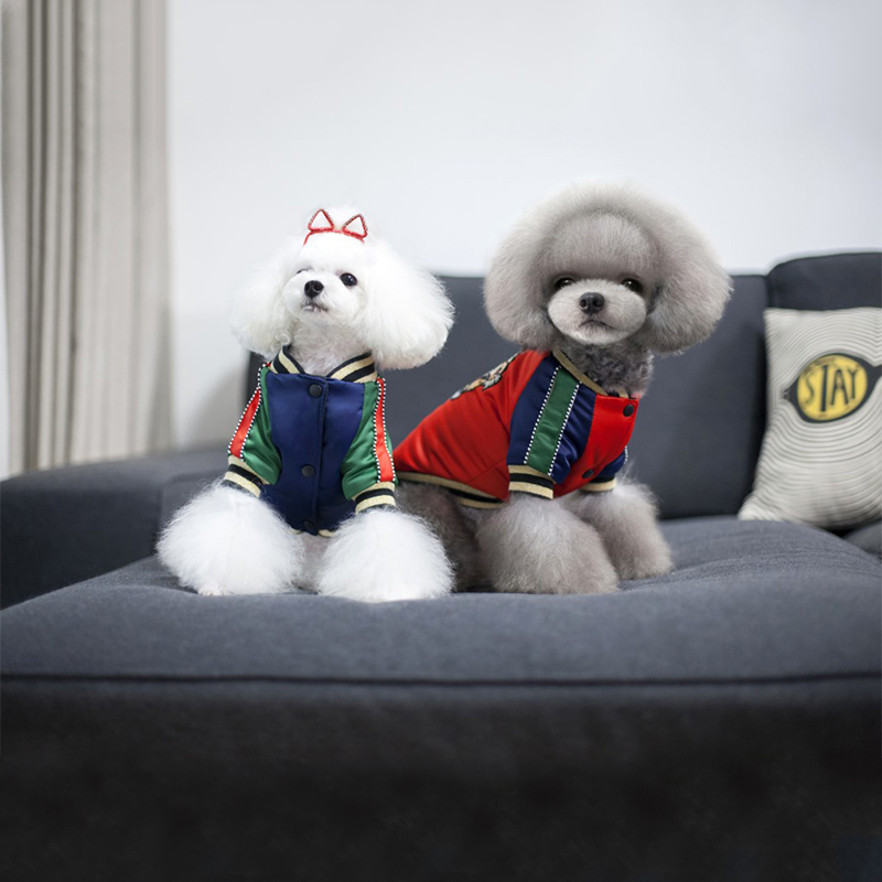 free shipping Warm et Winter Dog Apparel Puppy Thick ets Tiger Embroidery Coat Pet Clothes for Small Dogs Chihuahua Yorkie