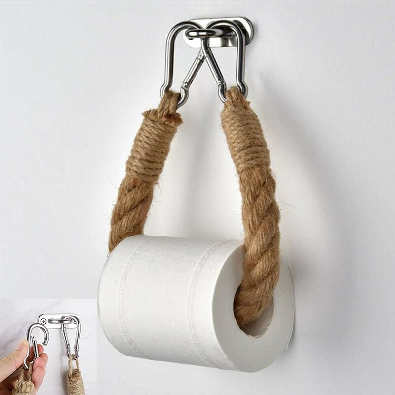 Toilet Paper Holders VINTAGE STYLE HOLDER CHUNKY ROPE ROLL TOWEL JUTE NAUTICAL WEAVE
Toilet Paper Holders VINTAGE STYLE HOLDER CHUNKY ROPE ROLL TOWEL JUTE NAUTICAL WEAVE