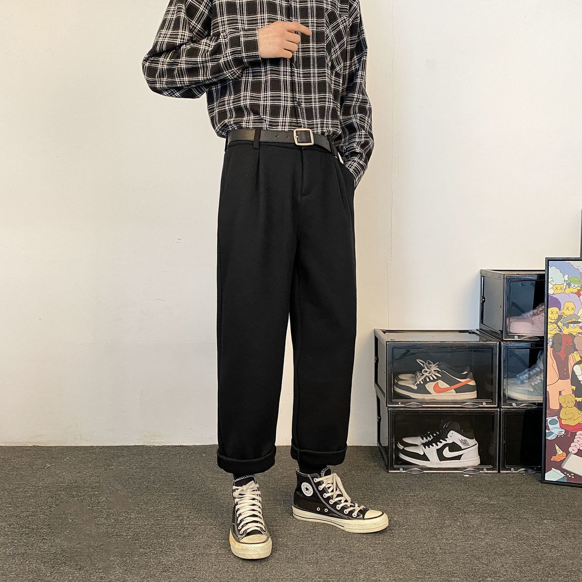 2021 New Winter Cargo of Male Baggy Cotton Streetwear Casual in Warm Woolen Trending Fashion High-quality Pants M-2xl 7247, Black
2021 New Winter Cargo of Male Baggy Cotton Streetwear Casual in Warm Woolen Trending Fashion High-quality Pants M-2xl 7247, Black
