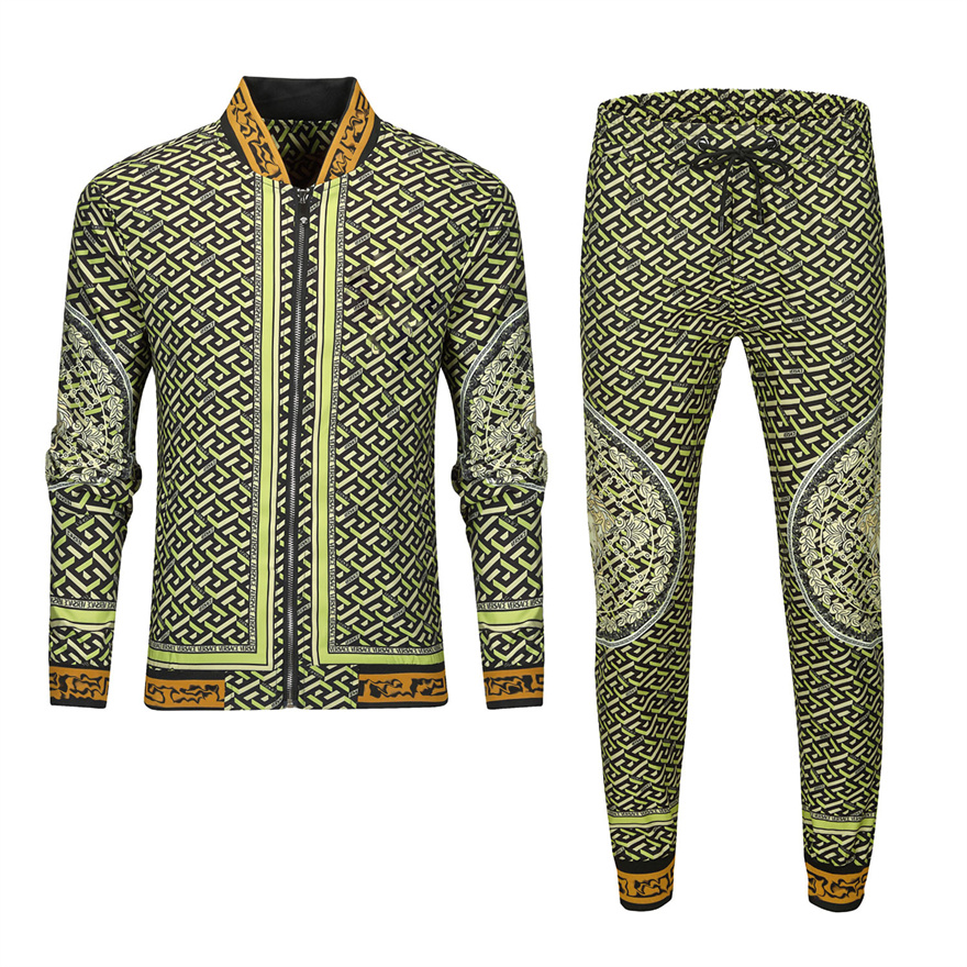 Wholesale Fashion printed men's V zipper jacket tracksuits sportswear and sweatshirts autumn winter jogging sports suit top quality designer pants M-3XL
Wholesale Fashion printed men's V zipper jacket tracksuits sportswear and sweatshirts autumn winter jogging sports suit top quality designer pants M-3XL