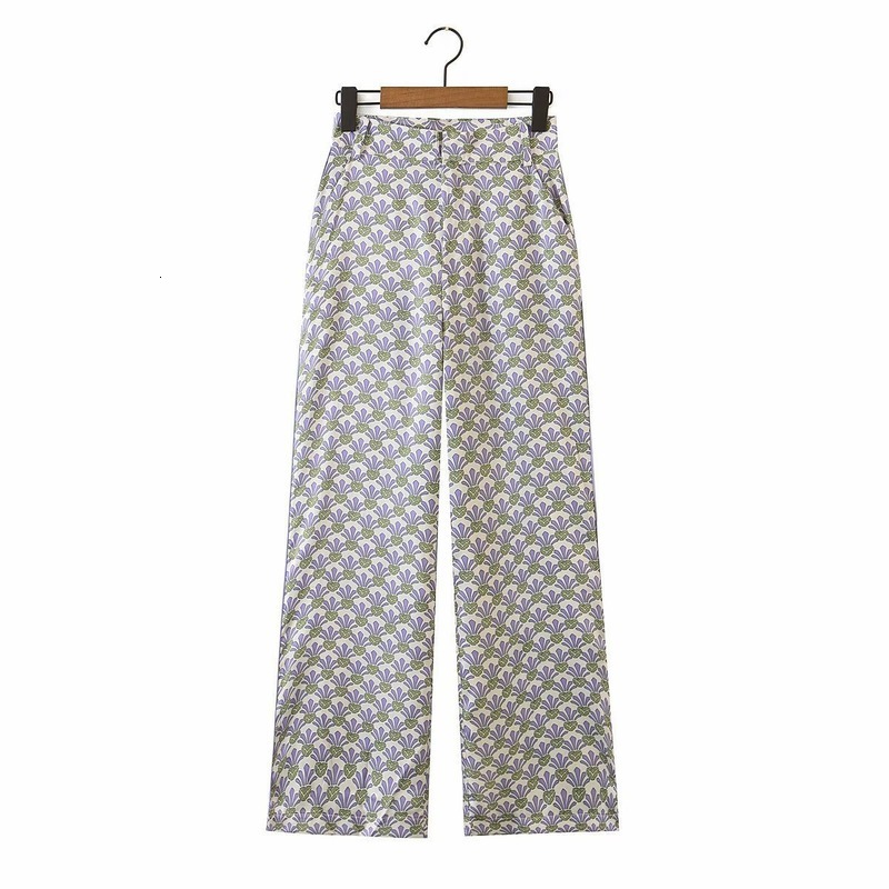 2021 New Stylish Printing Straight Women Fashion High Waist Zipper Pocket Flowers Elegant Pants Womens Office Lady Streetwear Q6ks
2021 New Stylish Printing Straight Women Fashion High Waist Zipper Pocket Flowers Elegant Pants Womens Office Lady Streetwear Q6ks