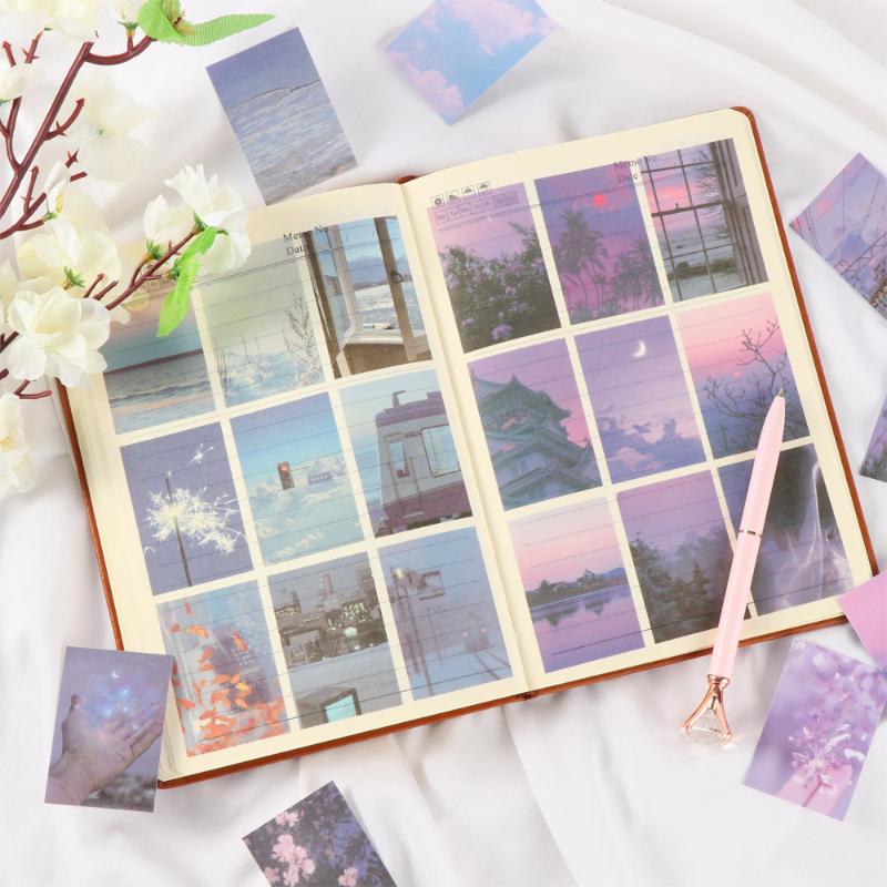 Gift Wrap 50PCS DIY Journal Sticker Book Notebook Remember Tags Nature Scenery Picture Washi Stickers Diary Planner
Gift Wrap 50PCS DIY Journal Sticker Book Notebook Remember Tags Nature Scenery Picture Washi Stickers Diary Planner