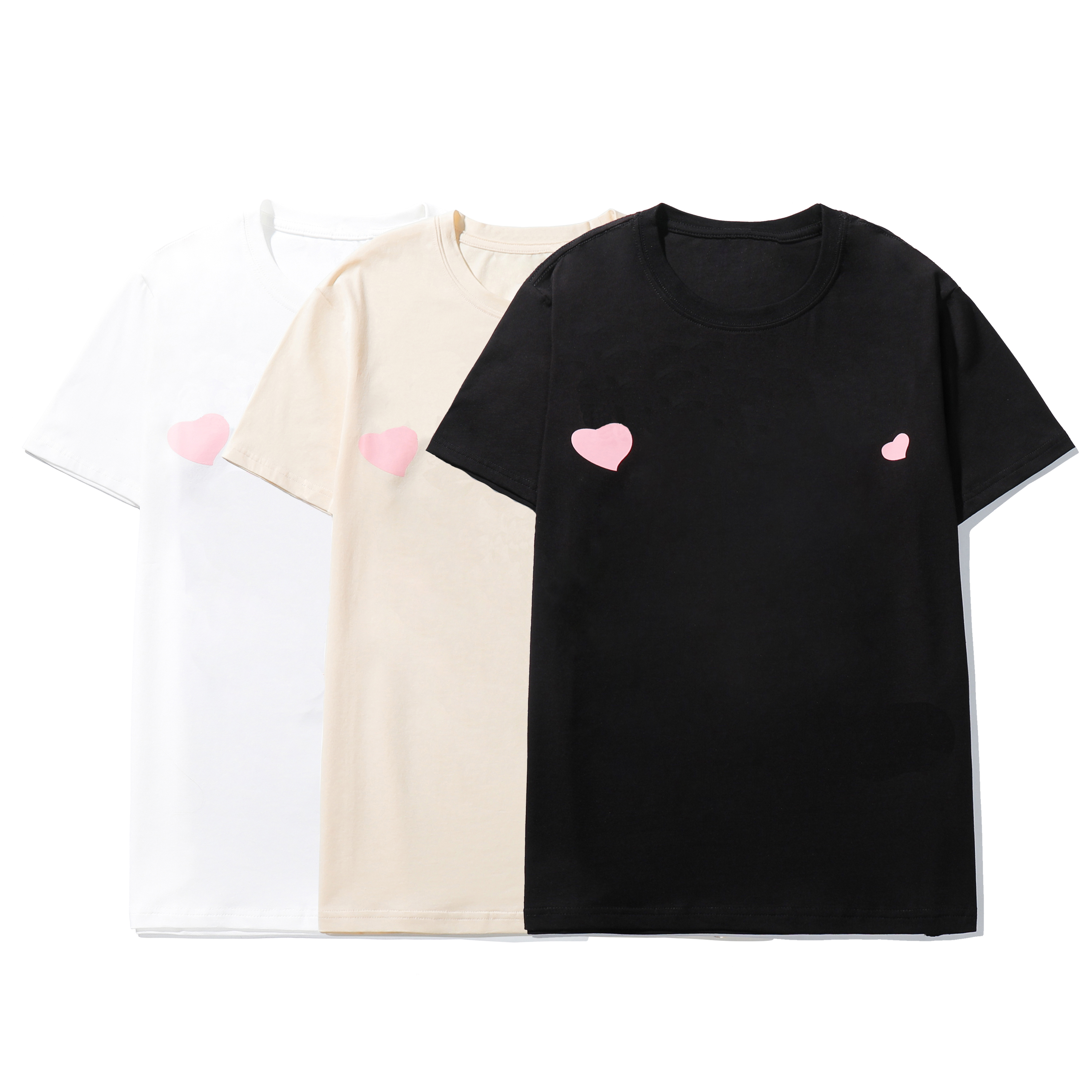 Luxury Men Designer T shirt Trendy Pink Love printing Short Sleeve High Quality Black White Apricot Color Tees Size S-XXL
Luxury Men Designer T shirt Trendy Pink Love printing Short Sleeve High Quality Black White Apricot Color Tees Size S-XXL