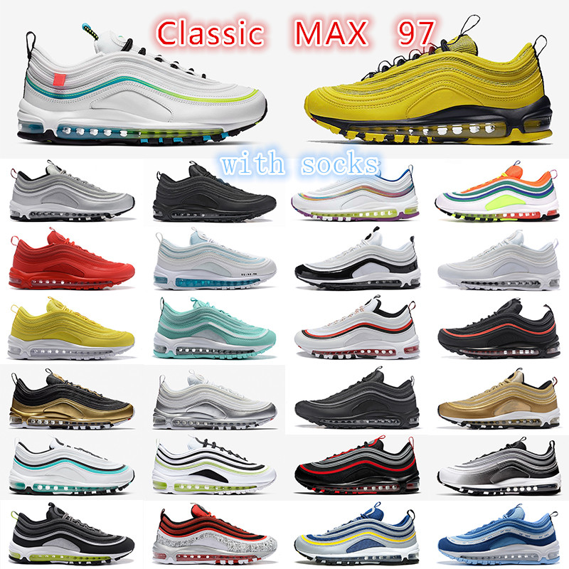 classic max 97 men women running shoes Mens Trainers Triple white Black Mschf Satan Halloween silver metallic gold Reflective Bred 97s South Beach sneakers 36-45, I need look more product picture
classic max 97 men women running shoes Mens Trainers Triple white Black Mschf Satan Halloween silver metallic gold Reflective Bred 97s South Beach sneakers 36-45, I need look more product picture