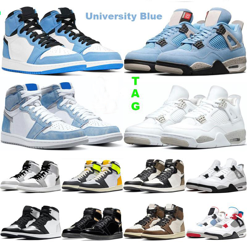 Hyper Royal University Blue 1 1s Mens Basketball Shoes 4 4s Sail Obsidian UNC Silver Toe Black Cat Bred Pure Money Starfish Fire Red Men Sports Women Sneakers Trainers
Hyper Royal University Blue 1 1s Mens Basketball Shoes 4 4s Sail Obsidian UNC Silver Toe Black Cat Bred Pure Money Starfish Fire Red Men Sports Women Sneakers Trainers