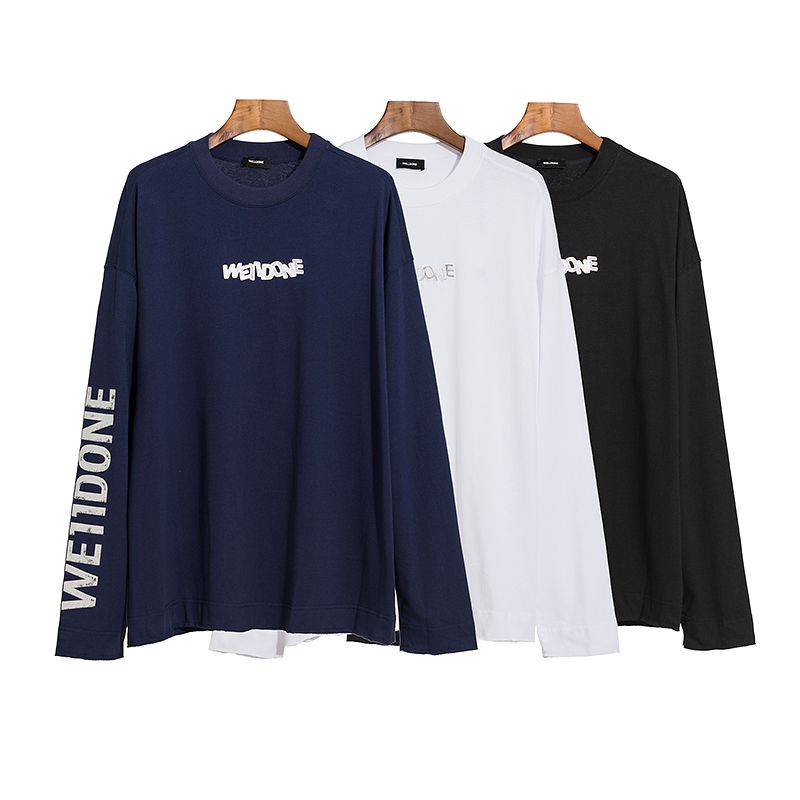 2021 New 21ss Latest Korea Hiphop We11done Men Women Oversize High Quality Hot Stamping Letters Long Sleeve T-shirt Vmm4, Blue
2021 New 21ss Latest Korea Hiphop We11done Men Women Oversize High Quality Hot Stamping Letters Long Sleeve T-shirt Vmm4, Blue