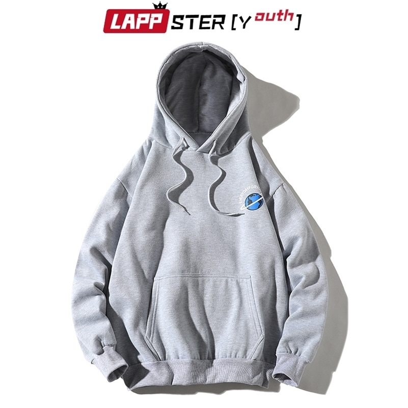 LAPPSTER-Youth Men Patchwork Streetwear Hoodies Autumn Pullover Man Harajuku Sweatshirts Oversized Yellow Hoodies Plus Size 201104