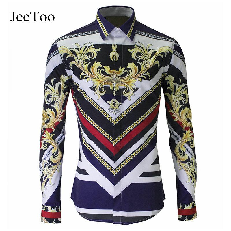 Wholesale -2017 High Quality Long Sleeve Men Shirt Cotton 3d Print Mens Dress Shirts Business Foraml Male Shirt Slim Fit Chemise Homme, White;black
Wholesale -2017 High Quality Long Sleeve Men Shirt Cotton 3d Print Mens Dress Shirts Business Foraml Male Shirt Slim Fit Chemise Homme, White;black
