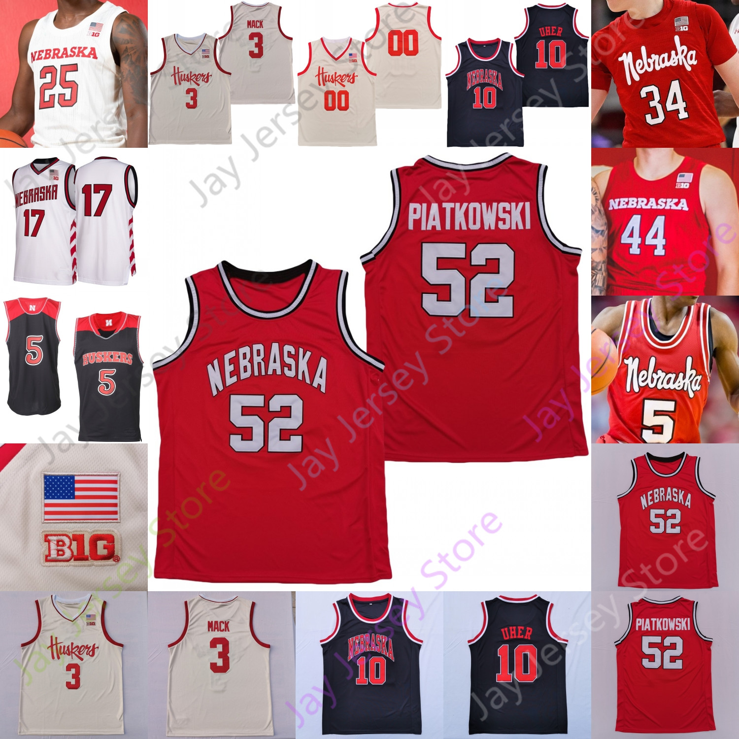Nebraska Cornhuskers Basketball Jersey NCAA College Bryce McGowens Wilhelm Breidenbach Keon Edwards C.J. Wilcher Alonzo Verge Jr. Cam Mack Eduardo Andre, Cream
Nebraska Cornhuskers Basketball Jersey NCAA College Bryce McGowens Wilhelm Breidenbach Keon Edwards C.J. Wilcher Alonzo Verge Jr. Cam Mack Eduardo Andre, Cream