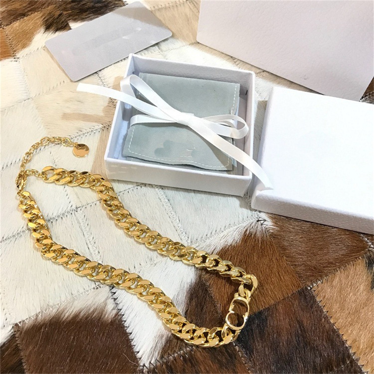 D jiadijia new style CD letter necklace, gold thick chain, neck chain, bracelet7, Silver
D jiadijia new style CD letter necklace, gold thick chain, neck chain, bracelet7, Silver