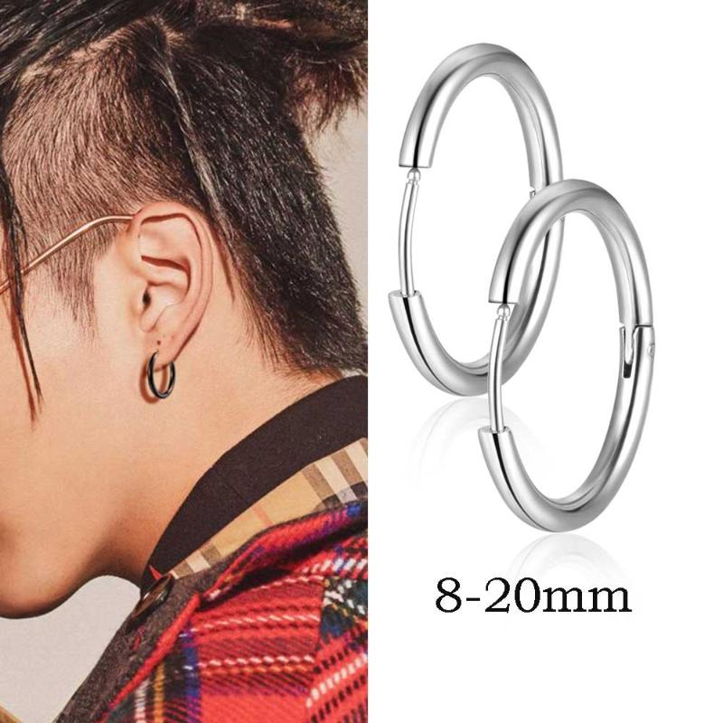 Hoop & Huggie Quality 100% Stainless Steel 2.5mm 8-20mm Men Earring Punk Fashion Clip Eearrings For Lady Unisex Wholesale, Golden;silver
Hoop & Huggie Quality 100% Stainless Steel 2.5mm 8-20mm Men Earring Punk Fashion Clip Eearrings For Lady Unisex Wholesale, Golden;silver
