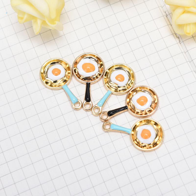 Charms 10PCS Zinc Alloy Golden Enamel Omelette Sun Egg Pan Shape 14MM For DIY Fashion Jewelry Finding Making Accessories, Bronze;silver
Charms 10PCS Zinc Alloy Golden Enamel Omelette Sun Egg Pan Shape 14MM For DIY Fashion Jewelry Finding Making Accessories, Bronze;silver