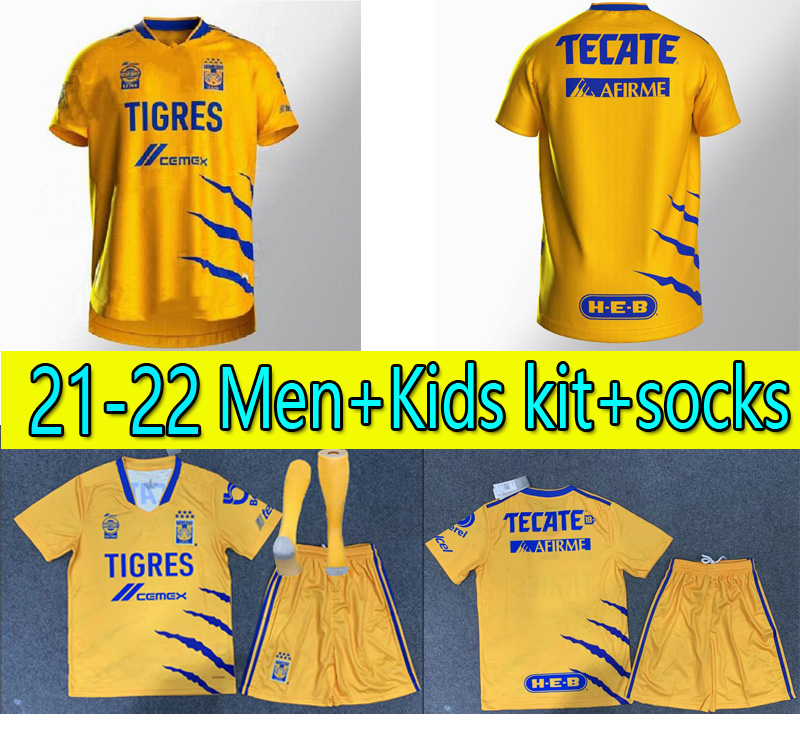TOP quality XXXL S-3XL Men+ kids +Socks Tigers Home Soccer Jerseys 21/22 7 Star NAUL 2021 2022Away GIGNAC Camiseta de Foot Maillot Shirt Third Football Uniform
TOP quality XXXL S-3XL Men+ kids +Socks Tigers Home Soccer Jerseys 21/22 7 Star NAUL 2021 2022Away GIGNAC Camiseta de Foot Maillot Shirt Third Football Uniform