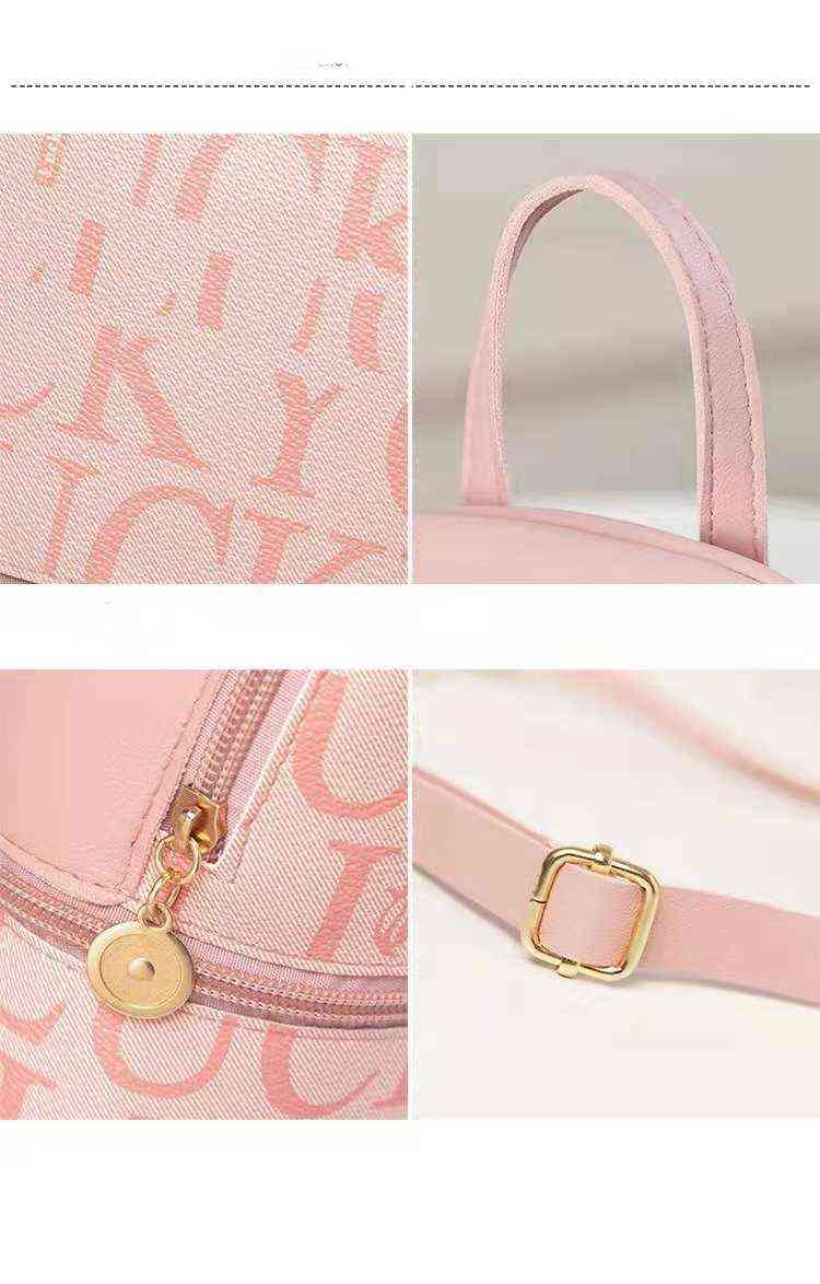 Women's new letter printed shoulder small backpack fashion casual mobile phone bag Y1105