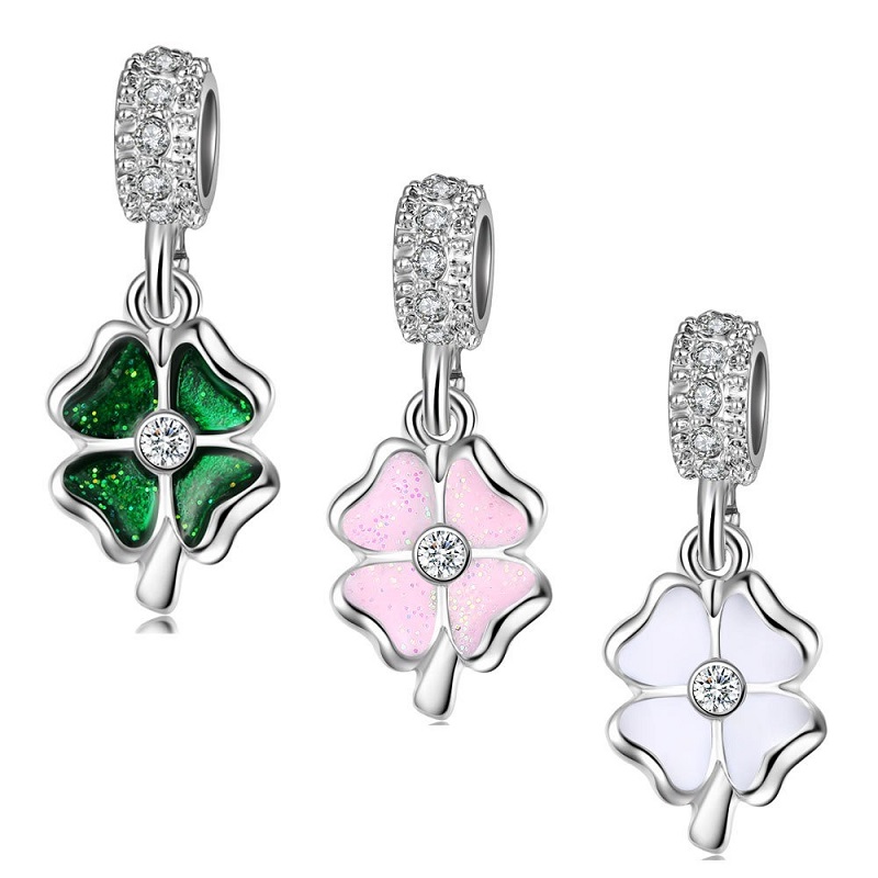 Fit Pandora Charm Bracelet European Silver Charms Snake Beads Four Leave Clover Pendant DIY Snake Chain For Women Bangle Necklace Jewelry
Fit Pandora Charm Bracelet European Silver Charms Snake Beads Four Leave Clover Pendant DIY Snake Chain For Women Bangle Necklace Jewelry
