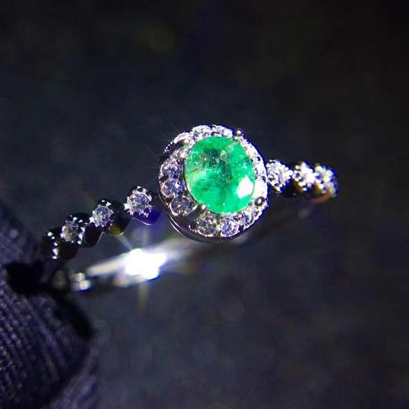 Cluster Rings Natural Real Emerald Small Ring Per Jewelry 4*5mm 0.45CT Oval Gemstone 925 Sterling Silver Fine J292718, Golden;silver
Cluster Rings Natural Real Emerald Small Ring Per Jewelry 4*5mm 0.45CT Oval Gemstone 925 Sterling Silver Fine J292718, Golden;silver