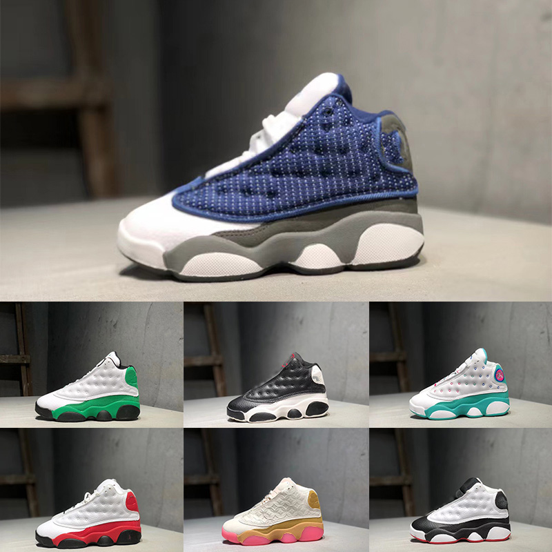 Kids Jumpman 13 Basketball Shoes Childrens Raging Bull Oreo Obsidian Court Purple University Gold Del Sol UNC Bordeaux Bluebird Racer Blue Trainers Sports Sneakers, A8
Kids Jumpman 13 Basketball Shoes Childrens Raging Bull Oreo Obsidian Court Purple University Gold Del Sol UNC Bordeaux Bluebird Racer Blue Trainers Sports Sneakers, A8