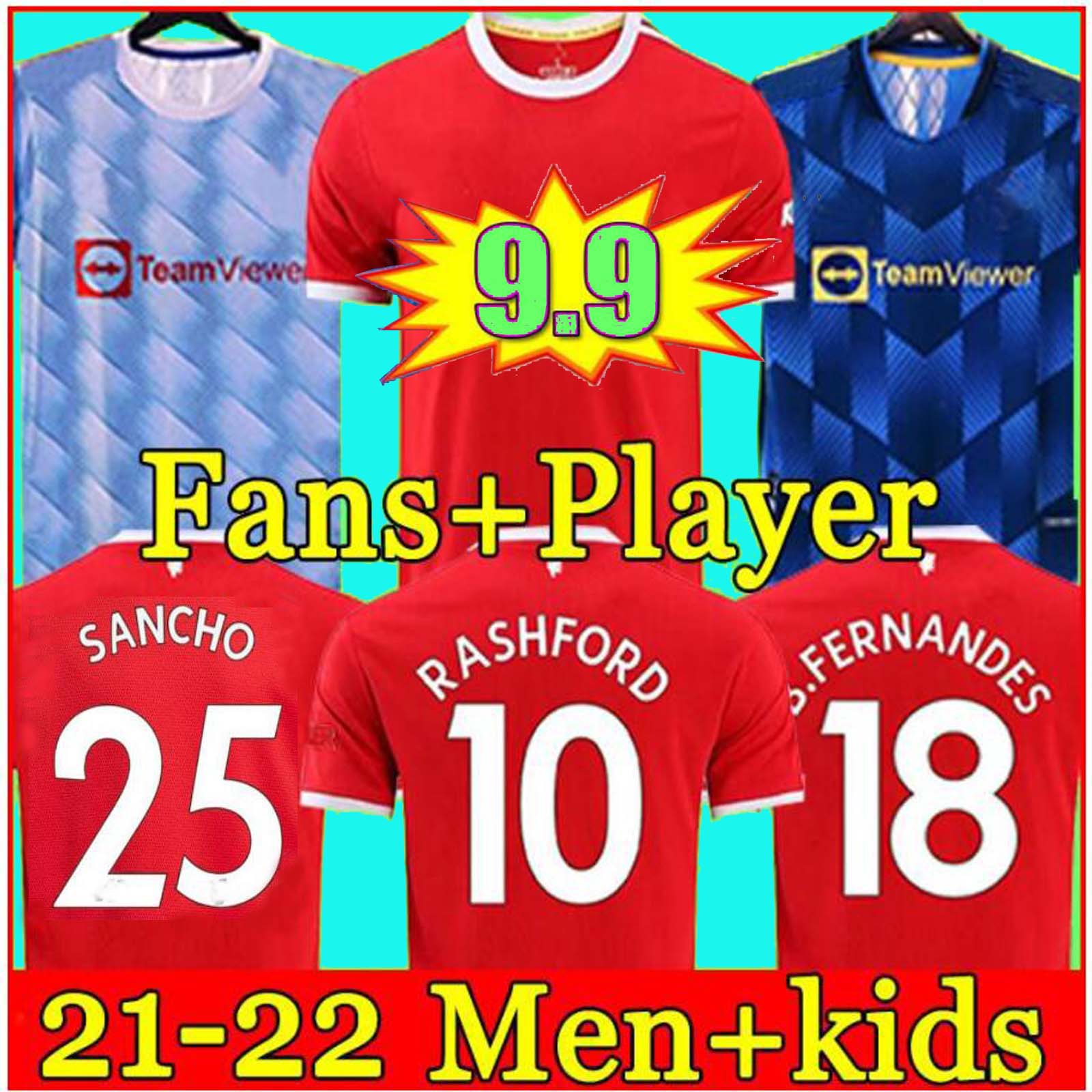 SANCHO 25 Manchester Fans Player version finals soccer jerseys UNITED CAVANI VAN DE BEEK B. FERNANDES RASHFORD football shirt 21 22 4TH human race Man UTD Long Jersey, 4th kids size 16-28
SANCHO 25 Manchester Fans Player version finals soccer jerseys UNITED CAVANI VAN DE BEEK B. FERNANDES RASHFORD football shirt 21 22 4TH human race Man UTD Long Jersey, 4th kids size 16-28