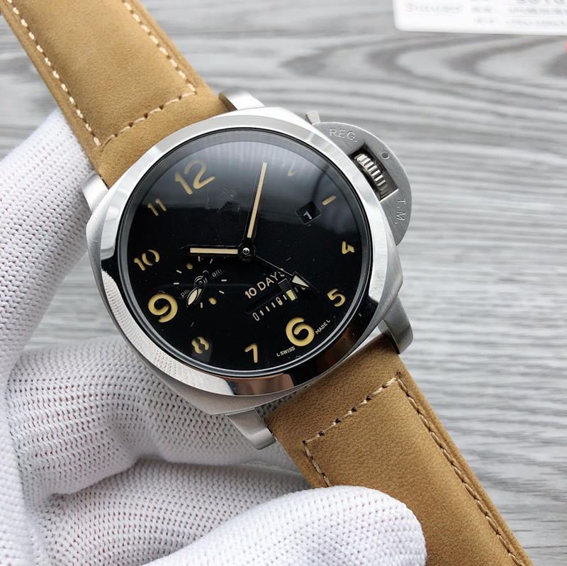 Men's Watches P1950 316L Stainless Steel 47mm Japanese Mechanical Movement for Man Automatic Wristwatches special wristwatches1, Slivery;brown
Men's Watches P1950 316L Stainless Steel 47mm Japanese Mechanical Movement for Man Automatic Wristwatches special wristwatches1, Slivery;brown