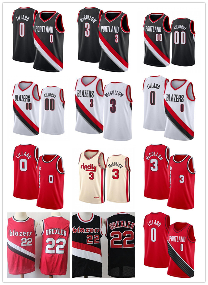 Clyde 22 Drexler Carmelo 00 Anthony Basketball Jersey Mens Damian 0 Lillard CJ 3 McCollum Rip City Shirt, As pic
Clyde 22 Drexler Carmelo 00 Anthony Basketball Jersey Mens Damian 0 Lillard CJ 3 McCollum Rip City Shirt, As pic