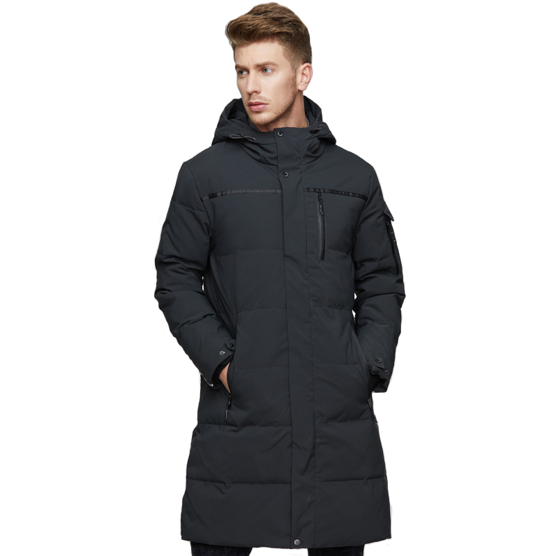 Winter Men Long Down Jacket Hooded High Quality Loose White Duck Down Coat Men Thick Warm Winter Down Parkas Men Snow Coat 201225