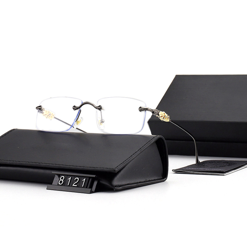 personality design frame trendy eyeglasses designer Womens rectangular box plate simple fashion leisure style top high quality compound metal Rimless Optical Men
personality design frame trendy eyeglasses designer Womens rectangular box plate simple fashion leisure style top high quality compound metal Rimless Optical Men