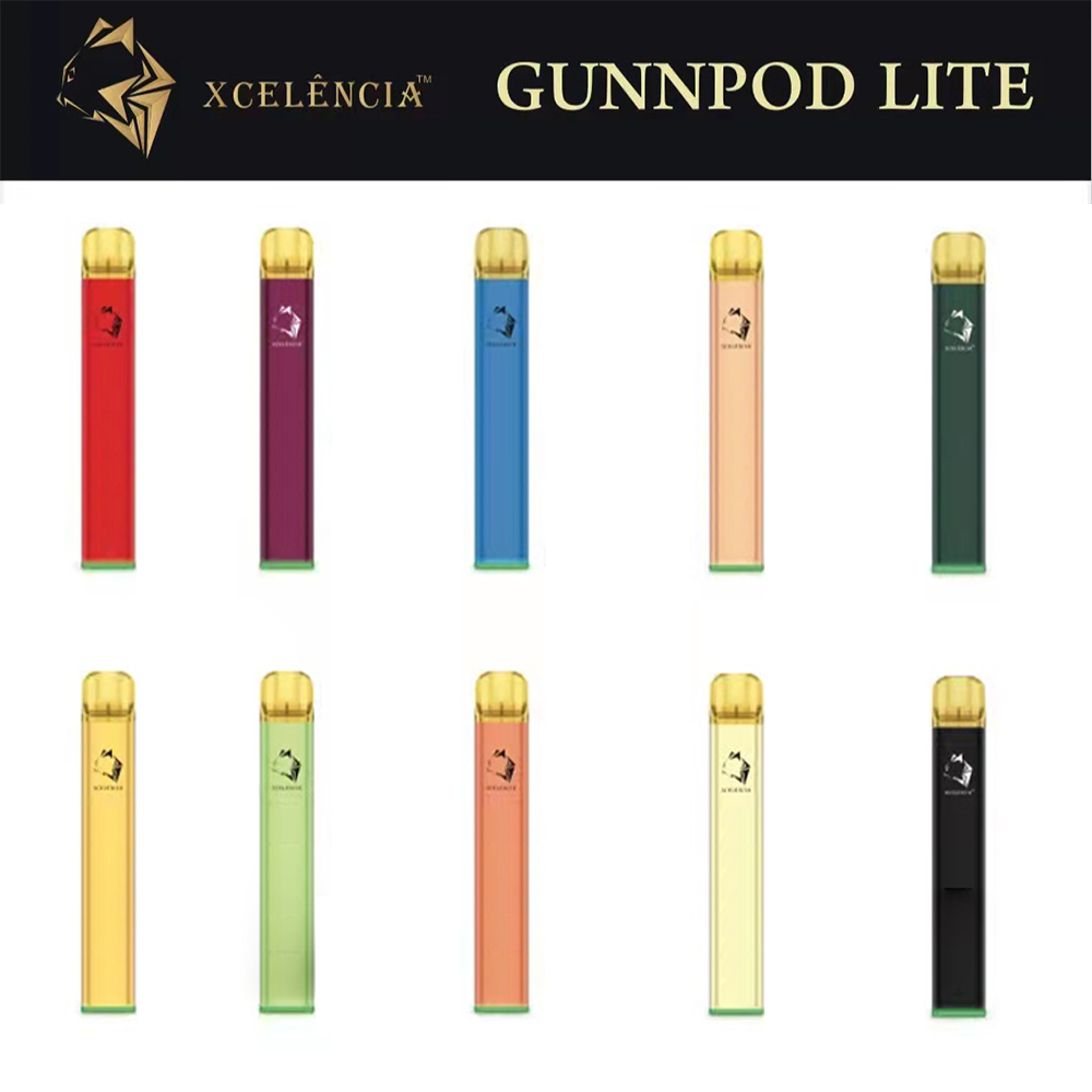 100% Original Gunnpod lite Disposable Electronic Cigarette Vape Pen 10 color Device 650mah 1400 Puffs 5.0ml Cartridge Pod MAX XXL PULS bang
100% Original Gunnpod lite Disposable Electronic Cigarette Vape Pen 10 color Device 650mah 1400 Puffs 5.0ml Cartridge Pod MAX XXL PULS bang