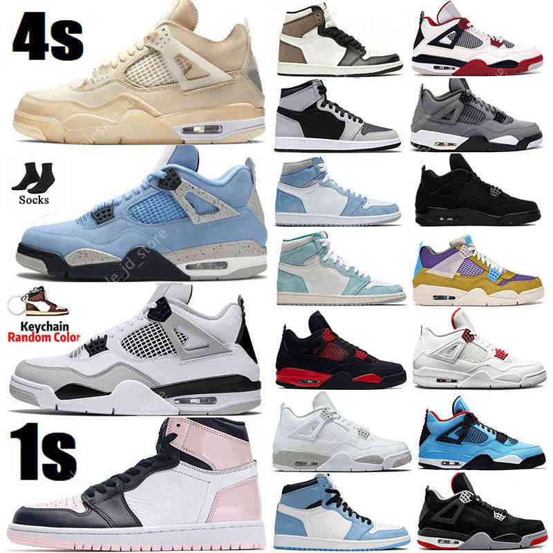 Top Quality Mens Basketball Shoes Sail 4 4s America Men Sneakers Trainers High Tops Military Black University Blue Atmosphere 1 1s Fire Red Thunder Oreo Bred women
Top Quality Mens Basketball Shoes Sail 4 4s America Men Sneakers Trainers High Tops Military Black University Blue Atmosphere 1 1s Fire Red Thunder Oreo Bred women