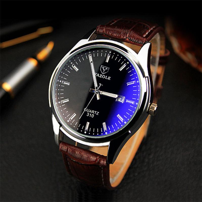 Wristwatches Yazole Fashion Men Watch Business Casual Leather Men's Calendar Quartz Unique Relogio Masculino, As the picture
Wristwatches Yazole Fashion Men Watch Business Casual Leather Men's Calendar Quartz Unique Relogio Masculino, As the picture