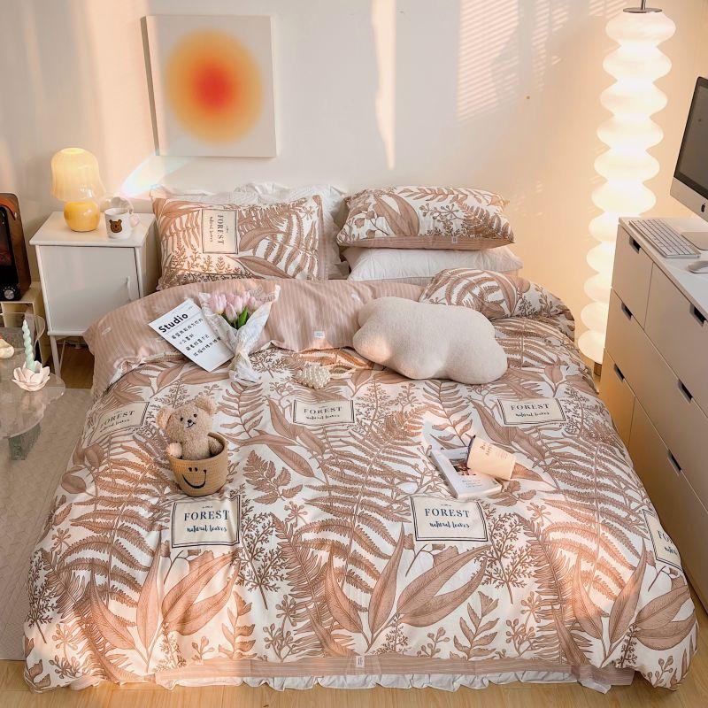 Bedding Sets Modern Life Printing Process Set Duvet Cover Bed Linen Fitted Sheet Pillowcases Home Textiles Full Size 4PCS
Bedding Sets Modern Life Printing Process Set Duvet Cover Bed Linen Fitted Sheet Pillowcases Home Textiles Full Size 4PCS