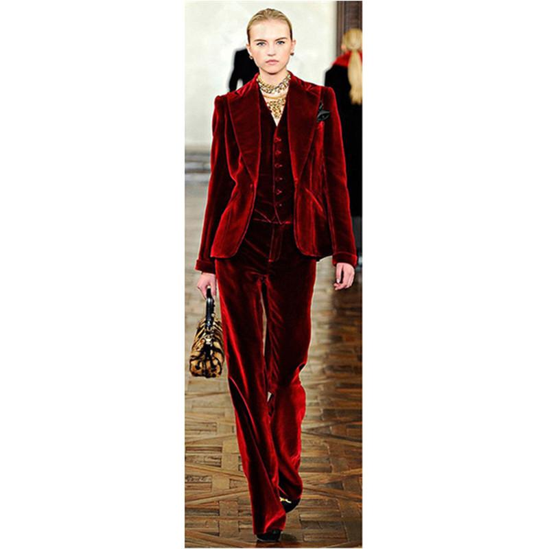 Women's Suits & Blazers Customized Velvet Wine Red Lady Women Pant Ladies Business Office Tuxedos Formal Work Wear Blazer 2 Pieces, Beige
Women's Suits & Blazers Customized Velvet Wine Red Lady Women Pant Ladies Business Office Tuxedos Formal Work Wear Blazer 2 Pieces, Beige