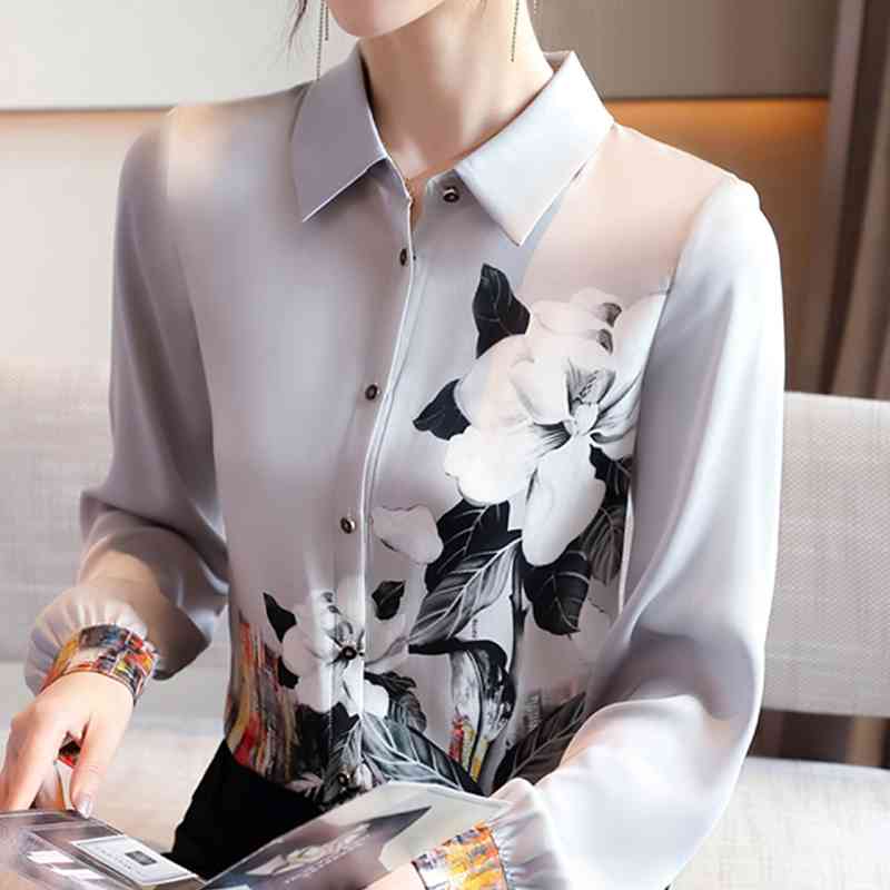 Blouses Femme Long Sleeve Blouse Women Blusas Mujer De Moda Turn Down Collar Print Chiffon Blouse Shirt Women Tops E698 210602, As picture
Blouses Femme Long Sleeve Blouse Women Blusas Mujer De Moda Turn Down Collar Print Chiffon Blouse Shirt Women Tops E698 210602, As picture