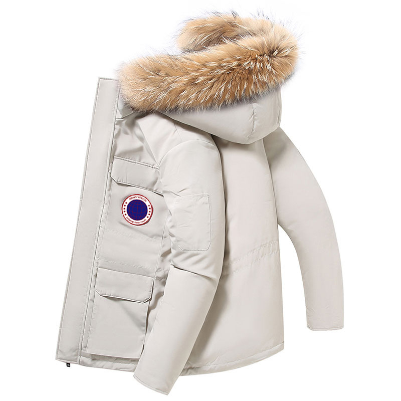 Unisex Winter Warm Fur Collar Down Coat Woman Parkas Puffer Jackets Luxury Designer Men's Trend Goose Canadian Jacket Overcoat, Black
Unisex Winter Warm Fur Collar Down Coat Woman Parkas Puffer Jackets Luxury Designer Men's Trend Goose Canadian Jacket Overcoat, Black