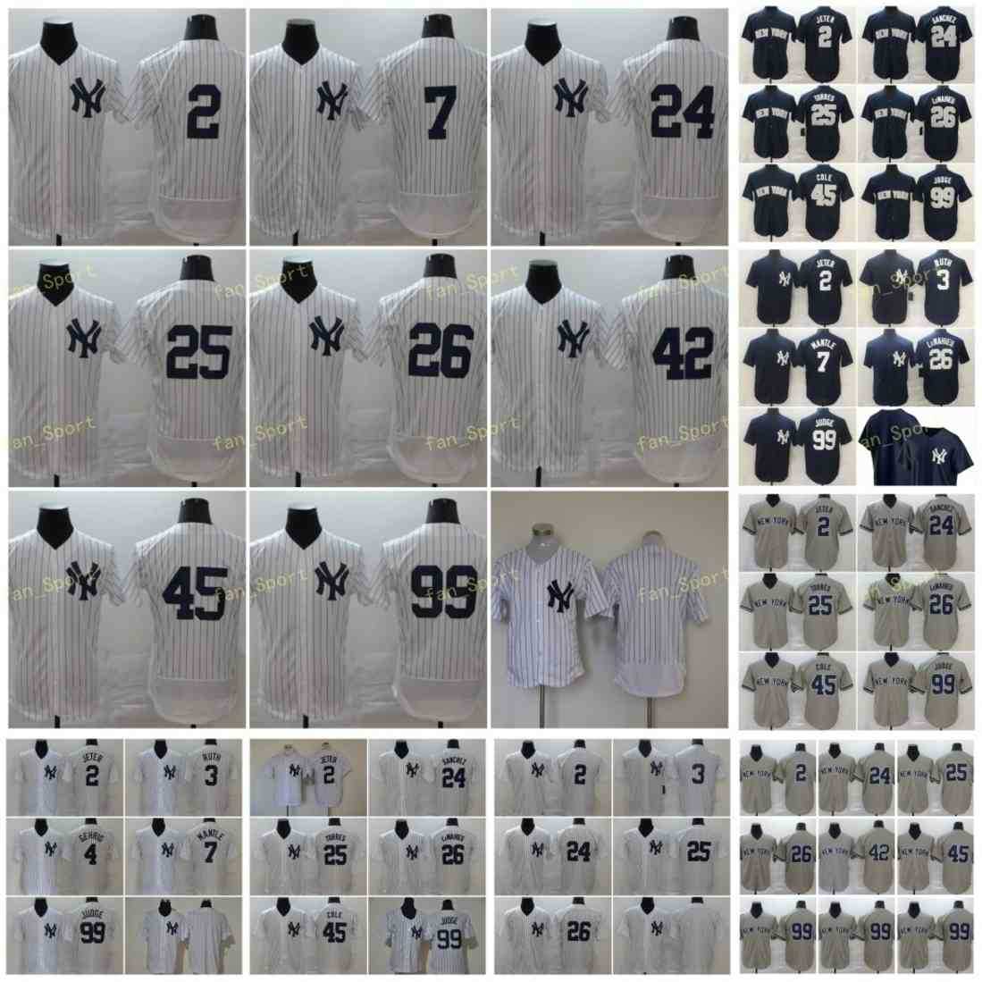 Mens 99 Aaron Judge Baseball Jerseys 2 Jeter 7 Mantle 24 Sanchez 25 Torres 26 LeMahieu 42 Rivera 45 Cole 3 Ruth Stitched Flexbase Cool Base Team, Men
Mens 99 Aaron Judge Baseball Jerseys 2 Jeter 7 Mantle 24 Sanchez 25 Torres 26 LeMahieu 42 Rivera 45 Cole 3 Ruth Stitched Flexbase Cool Base Team, Men