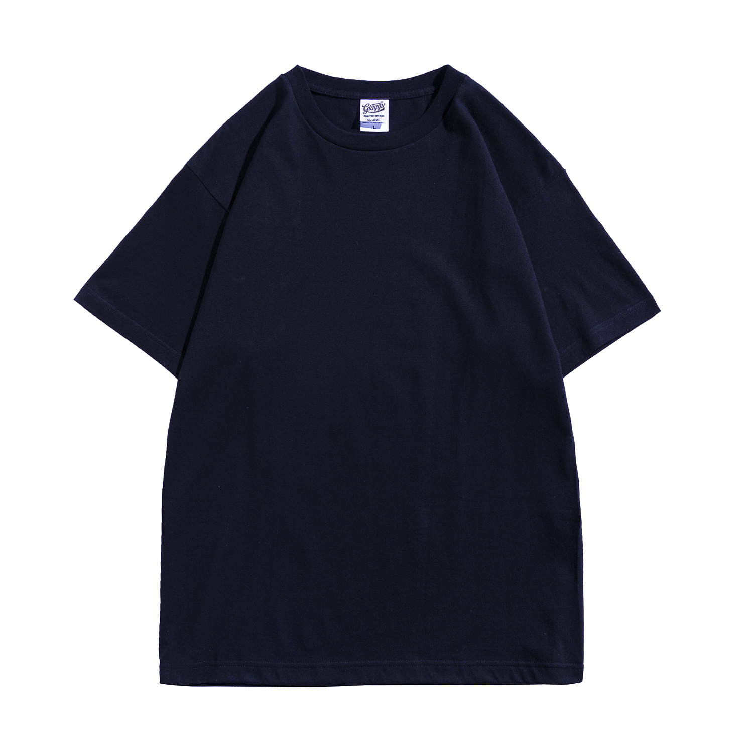 summer fashion work T- shirt men plus size cotton short for men 210225