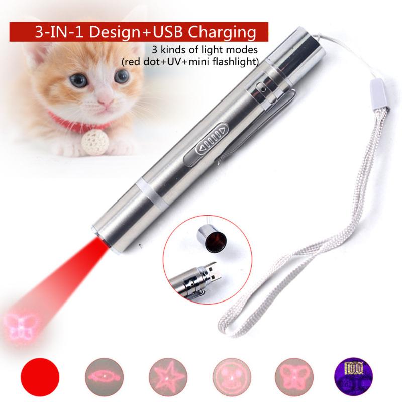 Cat Toys 3 In 1 Funny Pet Usb Rechargeable Mini Laser Led Pen Light Red Dot Chaser Interactive Pointers
Cat Toys 3 In 1 Funny Pet Usb Rechargeable Mini Laser Led Pen Light Red Dot Chaser Interactive Pointers