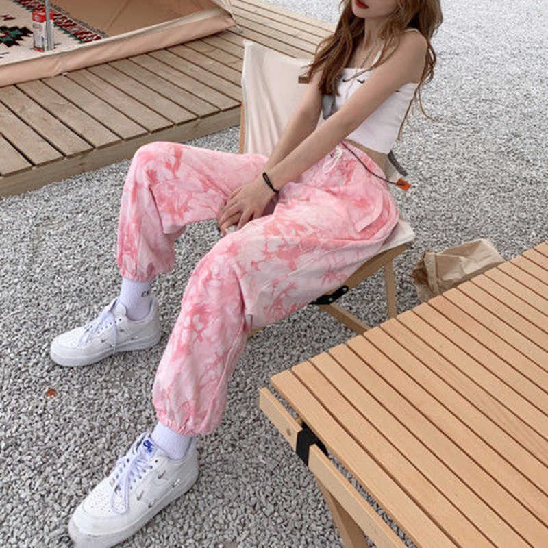 Korea Ulzzang Punk Gothic Pants Harajuku Tie Dye Women' Kawaii Y2K Loose Vintage Hip Hop Large Size Legging 210608, Pink
Korea Ulzzang Punk Gothic Pants Harajuku Tie Dye Women' Kawaii Y2K Loose Vintage Hip Hop Large Size Legging 210608, Pink