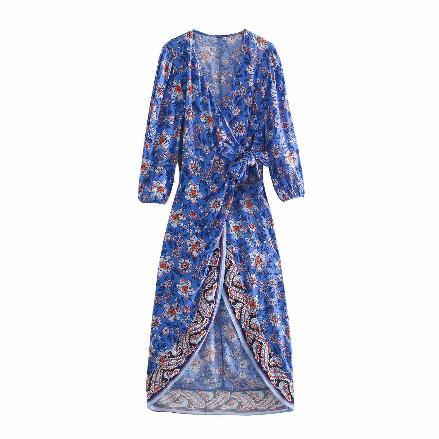 Summer Floral Dress Women Vintage Casual Fashion Chic Lady Midi Boho Dress Women Robe 210709, Flower printed
Summer Floral Dress Women Vintage Casual Fashion Chic Lady Midi Boho Dress Women Robe 210709, Flower printed