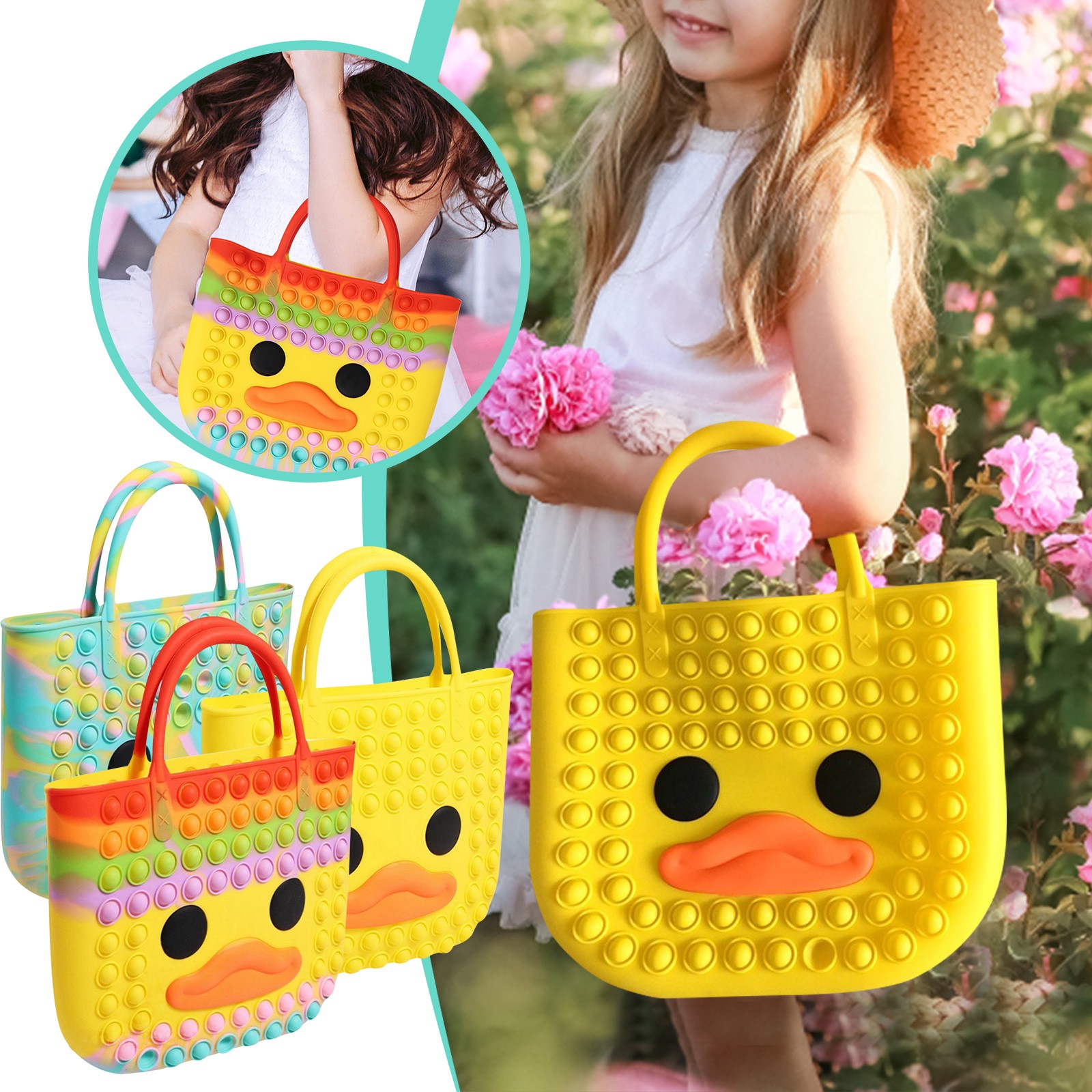 Kawaii Cute Bag Fidget Toys Push Bubble Stress Reliever Duck Simple Dimmer Antistress Children Sensory Toy Backpack
Kawaii Cute Bag Fidget Toys Push Bubble Stress Reliever Duck Simple Dimmer Antistress Children Sensory Toy Backpack