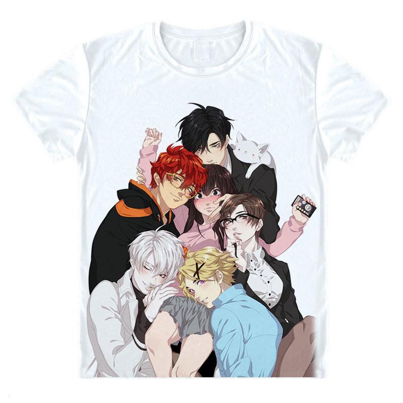 Men's T-Shirts Mystic Messenger T Shirt Love Otome Game Summer White Lovely Top Tee High School Kawaii Unisex Tshirt, White;black
Men's T-Shirts Mystic Messenger T Shirt Love Otome Game Summer White Lovely Top Tee High School Kawaii Unisex Tshirt, White;black