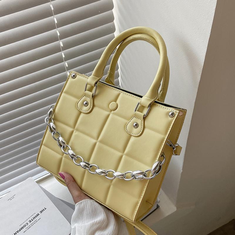 Evening Bags Lattice Square Crossbody Bag 2021 High-quality PU Leather Women's Designer Handbag High Capacity Shoulder Tote, Black
Evening Bags Lattice Square Crossbody Bag 2021 High-quality PU Leather Women's Designer Handbag High Capacity Shoulder Tote, Black