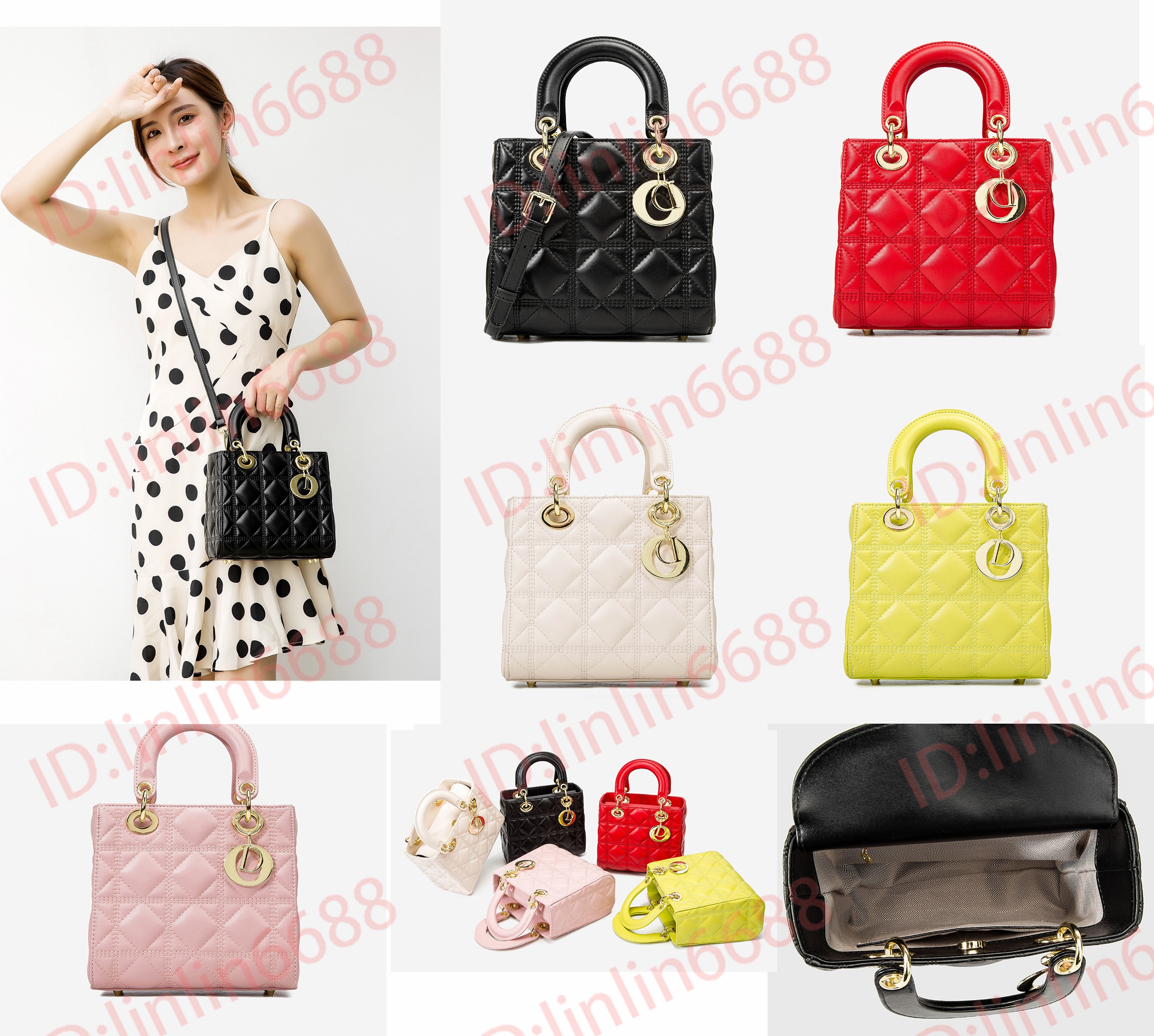 Lady Style Luxurys Tote Shoulder Bags Classic Brand Fashion bag women Purses wallets Real Leather of Cow Wholesale Price handbags Top quality, No bag
Lady Style Luxurys Tote Shoulder Bags Classic Brand Fashion bag women Purses wallets Real Leather of Cow Wholesale Price handbags Top quality, No bag
