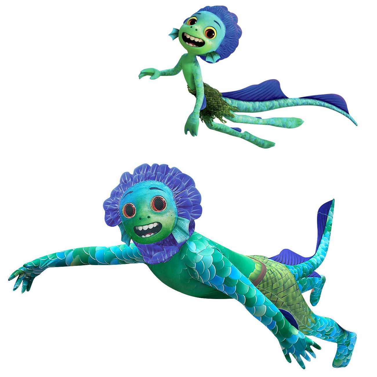2pcs/set luca summer friends sunny day cosplay Alberto children's performance Halloween fish monster costume 4583 Kids Clothing, Blue
2pcs/set luca summer friends sunny day cosplay Alberto children's performance Halloween fish monster costume 4583 Kids Clothing, Blue
